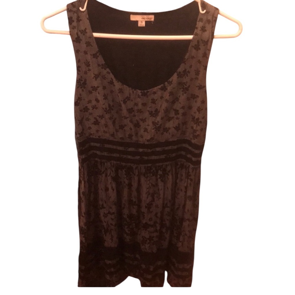 Gray and black size small summer dress